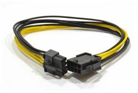 img 2 attached to Power Cable Extension Cablexpert CC-PSU-84, PCI-Express 6+2pin M/ PCI-Express 6+2pin F, 30cm