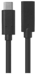 img 1 attached to Extension cable GSMIN A82 Type-С (Male) - Type-C (Female) USB 3.1 (1 m) (Black)