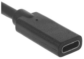 img 2 attached to Extension cable GSMIN A82 Type-С (Male) - Type-C (Female) USB 3.1 (1 m) (Black)