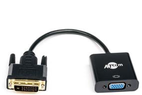 img 1 attached to Atcom DVI-D to VGA Adapter/Adapter (AT9214), 0.1 m, black