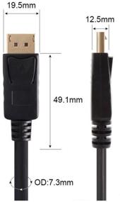 img 4 attached to Telecom DisplayPort to DisplayPort cable (CG712-2M), 2m, black