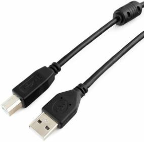 img 3 attached to Cablexpert USB-A to USB-B cable (CCF-USB2-AMBM-6), 0.12 m, black