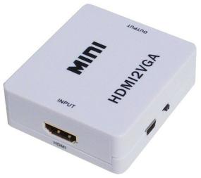img 4 attached to HDMI to VGA Adapter Converter HDMI to VGA + Audio, 1080P, HDMI 2 VGA for Monitor, TV, Laptop, Computer, PS3, Xbox, PC