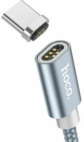 img 3 attached to Cable Hoco U40A Magnetic USB - USB Type-C, 1 m, gray