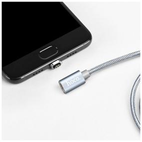 img 4 attached to Cable Hoco U40A Magnetic USB - USB Type-C, 1 m, gray