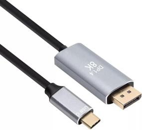 img 3 attached to Cable VCOM USB Type-C to DisplayPort (CU480MC), 1.8 m, black/grey