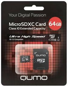 img 2 attached to Memory card Qumo microSDXC 128 GB Class 10, UHS Class 3, adapter to SD