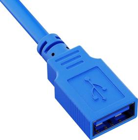 img 2 attached to Extension cable GSMIN A84 USB 3.0 (M) - USB 3.0 (F) (1.5 m) (Blue)