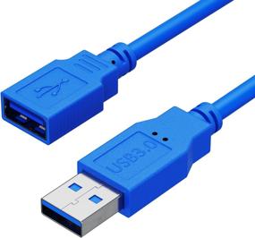 img 3 attached to Extension cable GSMIN A84 USB 3.0 (M) - USB 3.0 (F) (1.5 m) (Blue)
