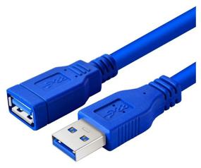 img 1 attached to Extension cable GSMIN A84 USB 3.0 (M) - USB 3.0 (F) (1.5 m) (Blue)