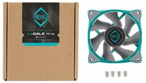 img 4 attached to Case fan Iceberg Thermal IceGALE Xtra 80, black