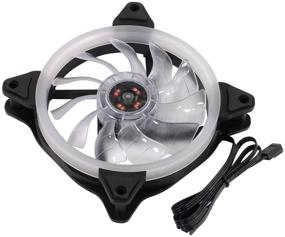 img 4 attached to Fan for 1stPlayer R1 case, black/clear/RGB