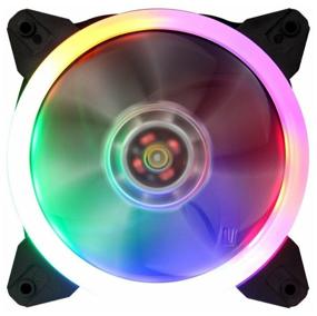 img 2 attached to Fan for 1stPlayer R1 case, black/clear/RGB
