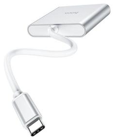 img 2 attached to Adapter Hoco HB14 Easy use USB-C to USB3.0 + HDMI + PD, 0.15 m, 1 pc., silver