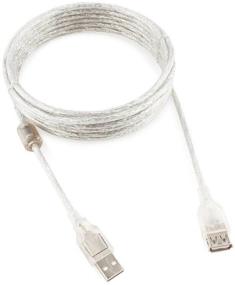 img 4 attached to Cablexpert USB to USB extension cable (CCF-USB2-AMAF-TR-6), 1.8 m, colorless