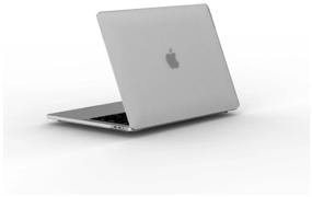 img 1 attached to Plastic case for MacBook Pro 16.2 2021 HARDSHELL CASE, Model A2485, Transparent