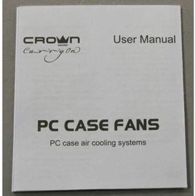 img 3 attached to Case fan CROWN MICRO CMCF-8025S-800, black