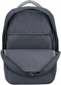 img 3 attached to Laptop backpack 17.3". RIVACASE 7567 dark gray