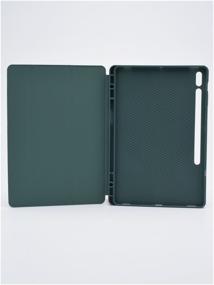 img 3 attached to Tablet case for Samsung Galaxy Tab S7 Plus / S7 FE Lite / S8 Plus, with stylus slot, pistachio