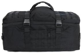 img 3 attached to Backpack-bag COOL WALKER Traveler Duffle black