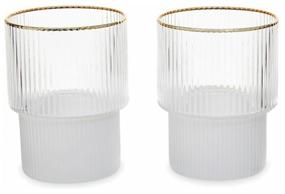 img 4 attached to Set of glasses Premier Housewares Farrow Black/Gold 2 pcs 230 ml