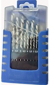 img 4 attached to Set of drills for metal 19 pcs. 1-10 mm