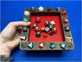 img 1 attached to Dice Arena / Dice Tray / DnD / DnD / Dungeon & Dragons / Pathfinder / D20