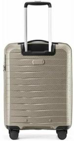 img 3 attached to Suitcase NINETYGO, polycarbonate, plastic, polypropylene, corrugated surface, 39 l