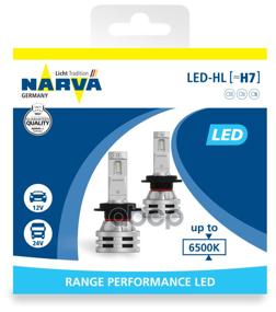 img 4 attached to Car LED lamp NARVA LED H7 12/24V-LED (PX26d) 6500K 24W Range Performance LED (pack of 2 pcs 18033
