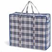 shopping bag / checkered trunk bag / market bag 90x60x30 cm / bags for moving logo