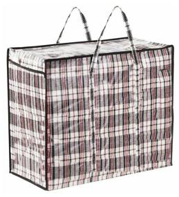 img 4 attached to Shopping bag / Checkered trunk bag / Market bag 90x60x30 cm / Bags for moving
