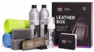 set for cleaning and protecting leather products / car leather interior care / car chemistry set / car leather care / gift for a man smart open leather box логотип