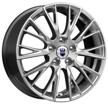 wheel rim k&k salt 6.5x17/5x114.3 d67.1 et38, 10.2 kg, dark platinum logo