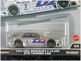 img 1 attached to Hot Wheels Collectible Model 1994 AMG-Mercedes C-Class DTM Touring Car Culture Deutschland Design