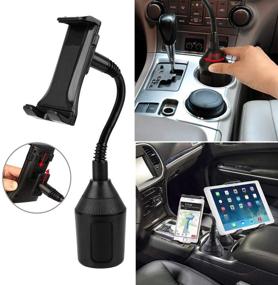 img 2 attached to Car holder PALMEXX universal for smartphones, tablets with cupholder mount