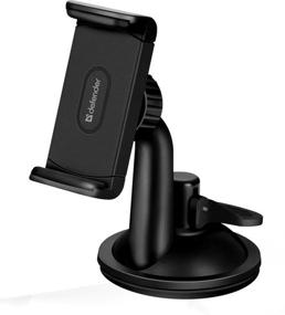 img 1 attached to Car phone holder Defender CH-155+ 60-85 mm, panel / glass