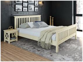 img 2 attached to Single bed 1400x2000 with solid wood footboard