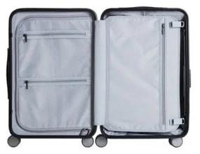 img 2 attached to Suitcase NINETYGO, polycarbonate, corrugated surface, 64 l, black