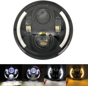 img 3 attached to LED headlights 7 inches / for VAZ, Niva, UAZ, GAZ, ZIL, Nissan, Jeep, Mercedes /with DRL/ 12-24V / 42W / LED / 2 pcs