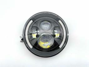 img 2 attached to LED headlights 7 inches / for VAZ, Niva, UAZ, GAZ, ZIL, Nissan, Jeep, Mercedes /with DRL/ 12-24V / 42W / LED / 2 pcs