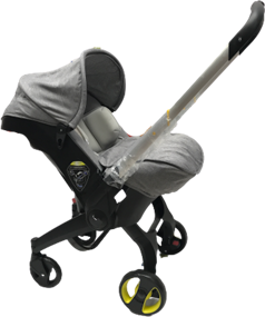 img 2 attached to Universal modular stroller 4 in 1 (car seat, car seat) black