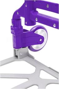 img 3 attached to Folding shopping trolley Koleso UPT01 purple