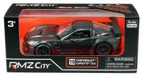 img 2 attached to Car RMZ City Chevrolet Corvette C6.R (554003M) 1:32, 15.2 cm, matte gray