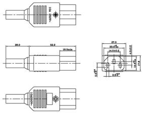 img 4 attached to Connector IEC C13 Hyperline CON-IEC320C13