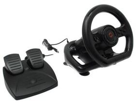 img 1 attached to SPEEDLINK Bolt Racing Wheel for PC Kit (SL-650300), Black