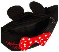 children''s waist bag for the girl disney minnie mouse "minnie mouse", zip compartment, size 31 x 10 cm логотип