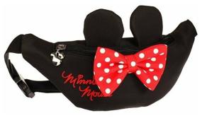 img 3 attached to Children''s waist bag for the girl Disney Minnie Mouse "Minnie Mouse", zip compartment, size 31 x 10 cm