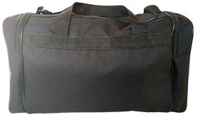 img 3 attached to Men''s sports/business shoulder bag, black + shoulder strap 0001, size cm 44 x 24 x 19, 1 compartment, 2 end pockets, 1 side pocket