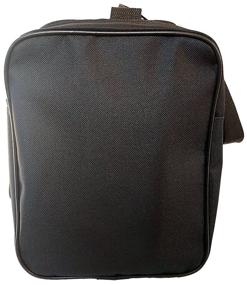 img 2 attached to Men''s sports/business shoulder bag, black + shoulder strap 0001, size cm 44 x 24 x 19, 1 compartment, 2 end pockets, 1 side pocket