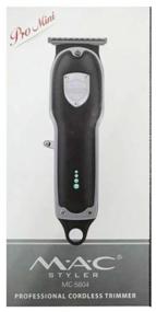 img 1 attached to Trimmer, Beard and mustache trimmer M. A. C Styler MC-5804, gray